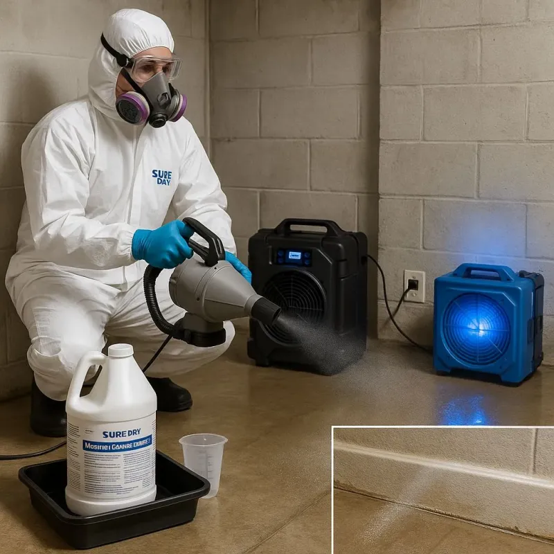 Sanitization and Odor Removal process in Fairview, UT