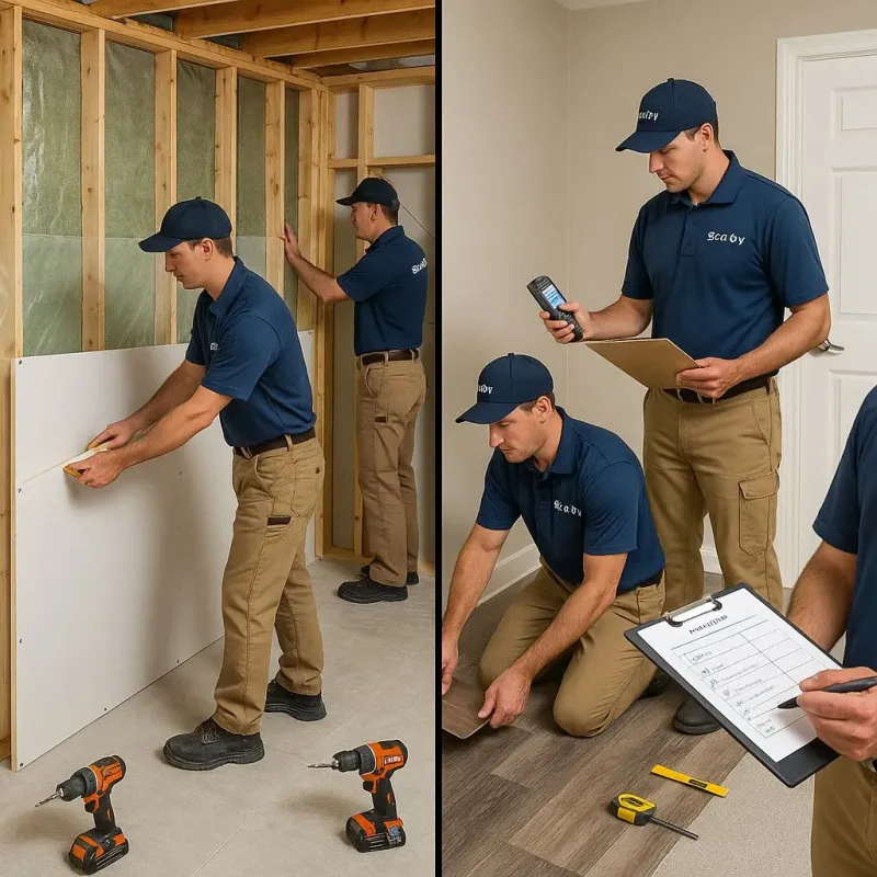 Repairs and Reconstruction process in Fairview, UT